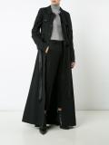 long flared coat 