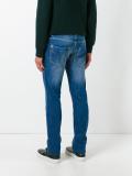 stonewashed skinny jeans