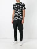 all-over logo print T-shirt
