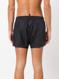 slanted logo swim shorts