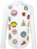 multi-patches & prints shirt