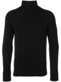 ribbed roll neck jumper