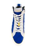 quilted hi-top sneakers