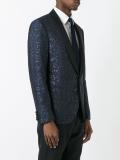embroidered shawl lapel jacket