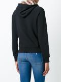 'House Check' zipped sweatshirt
