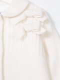 bow embellished coat