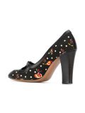 floral polka dot pumps