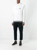 embroidered crown hoodie