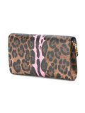 leopard print clutch bag