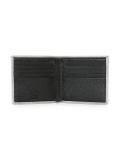 embossed line bi-fold wallet