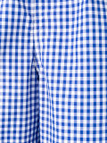 gingham print swim shorts