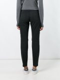 flap pocket skinny trousers