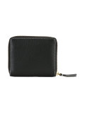 perforated logo zipped wallet
