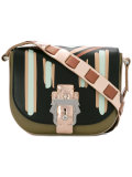 keyhole lock shoulder bag