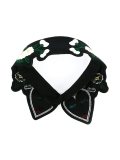 floral embroidered collar
