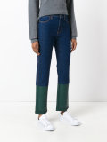 cropped flared jeans