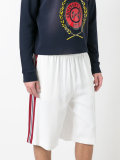 stripe track shorts 