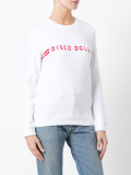 slogan front sweater