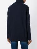 embellished elbow patch jumper
