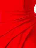 wrap effect draped dress