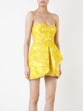 strapless embellished playsuit