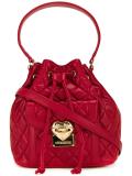 medium quilted bucket tote