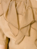 ruffled neck top