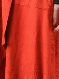 suede asymmetric skirt