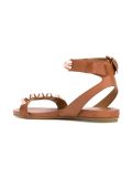 studded flat sandals