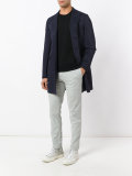 single-breasted overcoat