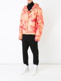 camouflage hooded padded jacket