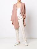shawl lapel mid cardigan