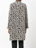 floral print buttoned coat