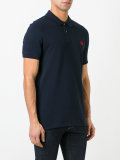 embroidered logo polo shirt 
