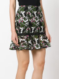 floral lace panel skirt 
