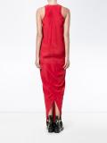sleeveless column gown