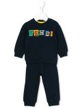 logo print tracksuit set