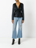 plunge tied top
