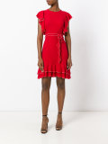 ruffled dress