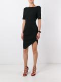 boat neck short dress