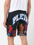print jogging shorts