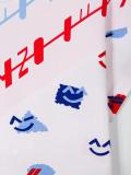 Smiley Logo print T-shirt dress