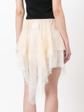 layered hem skirt 