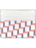 geometric print cardholder