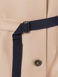 belted buttoned coat