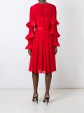 pleated details dress
