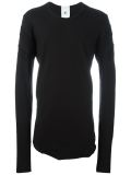 patched long sleeve T-shirt
