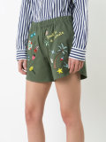 multi-patches shorts