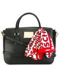 scarf detail tote