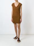 perforated leather dress
